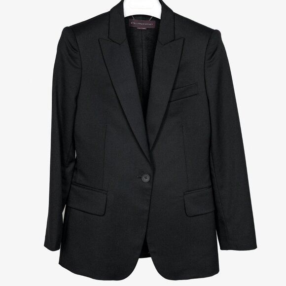 Stella McCartney Classic Tailored Black Blazer - Picture 1 of 10